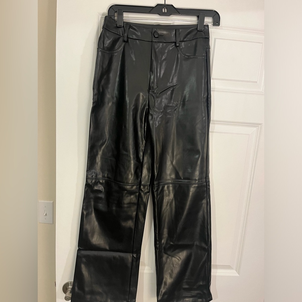 Pleather pants